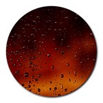 Water Drops, Lui, Amazing Round Mousepad