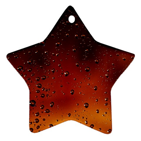 Water Drops, Lui, Amazing Ornament (Star) from ArtsNow.com Front