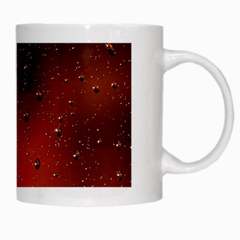 Water Drops, Lui, Amazing White Mug from ArtsNow.com Right