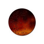 Water Drops, Lui, Amazing Rubber Coaster (Round)