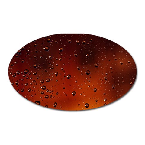 Water Drops, Lui, Amazing Oval Magnet from ArtsNow.com Front