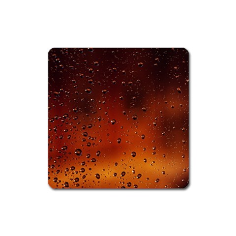 Water Drops, Lui, Amazing Square Magnet from ArtsNow.com Front