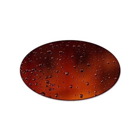 Water Drops, Lui, Amazing Sticker Oval (10 pack) from ArtsNow.com Front