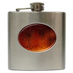 Water Drops, Lui, Amazing Hip Flask (6 oz)