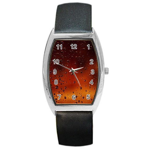 Water Drops, Lui, Amazing Barrel Style Metal Watch from ArtsNow.com Front