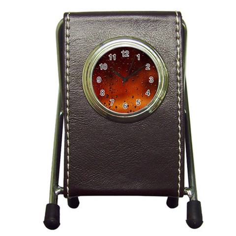 Water Drops, Lui, Amazing Pen Holder Desk Clock from ArtsNow.com Front