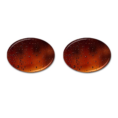 Water Drops, Lui, Amazing Cufflinks (Oval) from ArtsNow.com Front(Pair)