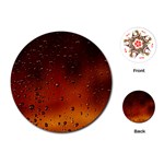 Water Drops, Lui, Amazing Playing Cards Single Design (Round)