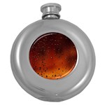 Water Drops, Lui, Amazing Round Hip Flask (5 oz)