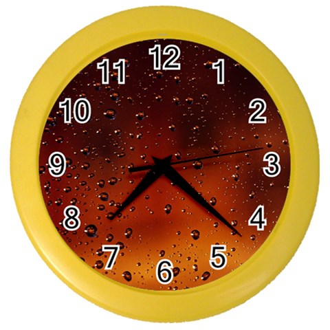 Water Drops, Lui, Amazing Color Wall Clock from ArtsNow.com Front