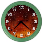 Water Drops, Lui, Amazing Color Wall Clock