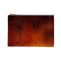 Water Drops, Lui, Amazing Cosmetic Bag (Large) from ArtsNow.com Front