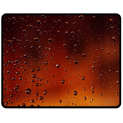 Water Drops, Lui, Amazing Fleece Blanket (Medium) from ArtsNow.com 60 x50  Blanket Front