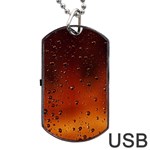 Water Drops, Lui, Amazing Dog Tag USB Flash (Two Sides)