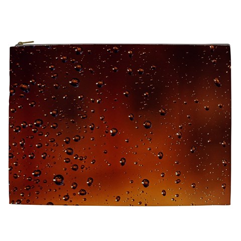 Water Drops, Lui, Amazing Cosmetic Bag (XXL) from ArtsNow.com Front