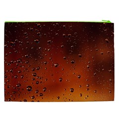 Water Drops, Lui, Amazing Cosmetic Bag (XXL) from ArtsNow.com Back