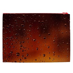 Water Drops, Lui, Amazing Cosmetic Bag (XXL) from ArtsNow.com Back