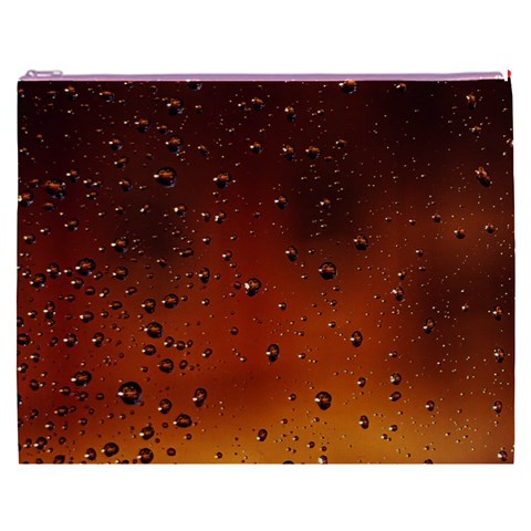 Water Drops, Lui, Amazing Cosmetic Bag (XXXL) from ArtsNow.com Front