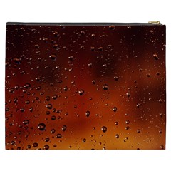 Water Drops, Lui, Amazing Cosmetic Bag (XXXL) from ArtsNow.com Back