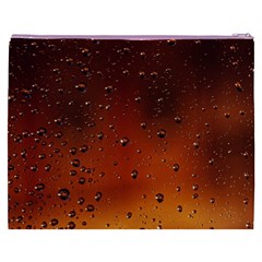 Water Drops, Lui, Amazing Cosmetic Bag (XXXL) from ArtsNow.com Back