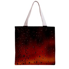 Water Drops, Lui, Amazing Zipper Grocery Tote Bag from ArtsNow.com Front