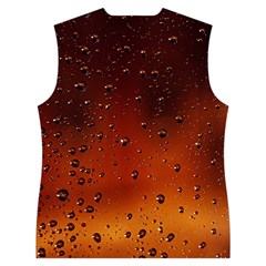 Water Drops, Lui, Amazing Women s Button Up Vest from ArtsNow.com Back