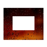 Water Drops, Lui, Amazing White Tabletop Photo Frame 4 x6 