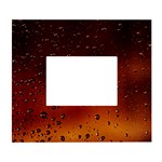 Water Drops, Lui, Amazing White Wall Photo Frame 5  x 7 