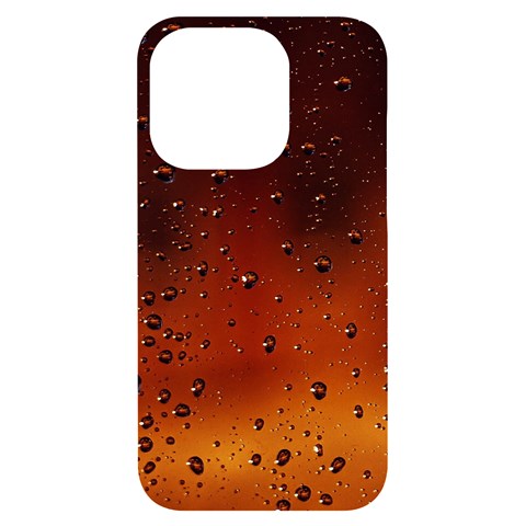 Water Drops, Lui, Amazing iPhone 14 Pro Black UV Print Case from ArtsNow.com Front