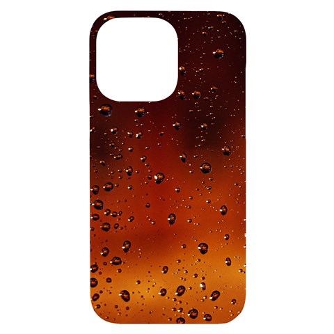 Water Drops, Lui, Amazing iPhone 14 Pro Max Black UV Print Case from ArtsNow.com Front