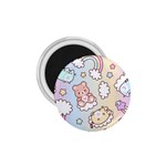 Usheen Carebears, Bears, Cat, Colorful, Cute, Pastel, Pattern 1.75  Magnets