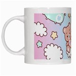 Usheen Carebears, Bears, Cat, Colorful, Cute, Pastel, Pattern White Mug