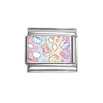 Usheen Carebears, Bears, Cat, Colorful, Cute, Pastel, Pattern Italian Charm (9mm)