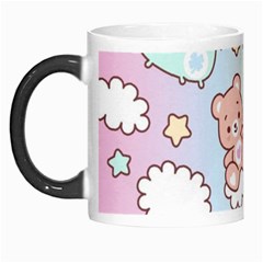 Usheen Carebears, Bears, Cat, Colorful, Cute, Pastel, Pattern Morph Mug from ArtsNow.com Left