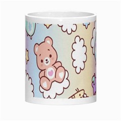 Usheen Carebears, Bears, Cat, Colorful, Cute, Pastel, Pattern Morph Mug from ArtsNow.com Center