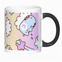 Usheen Carebears, Bears, Cat, Colorful, Cute, Pastel, Pattern Morph Mug from ArtsNow.com Right