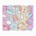 Usheen Carebears, Bears, Cat, Colorful, Cute, Pastel, Pattern Small Glasses Cloth