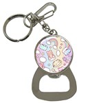 Usheen Carebears, Bears, Cat, Colorful, Cute, Pastel, Pattern Bottle Opener Key Chain