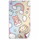 Usheen Carebears, Bears, Cat, Colorful, Cute, Pastel, Pattern Canvas 40  x 72 