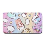 Usheen Carebears, Bears, Cat, Colorful, Cute, Pastel, Pattern Medium Bar Mat