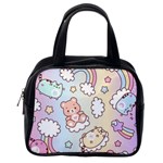 Usheen Carebears, Bears, Cat, Colorful, Cute, Pastel, Pattern Classic Handbag (One Side)