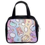 Usheen Carebears, Bears, Cat, Colorful, Cute, Pastel, Pattern Classic Handbag (Two Sides)