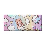 Usheen Carebears, Bears, Cat, Colorful, Cute, Pastel, Pattern Hand Towel