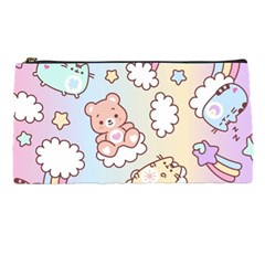 Usheen Carebears, Bears, Cat, Colorful, Cute, Pastel, Pattern Pencil Case from ArtsNow.com Front