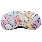 Usheen Carebears, Bears, Cat, Colorful, Cute, Pastel, Pattern Sleep Mask