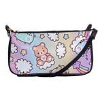 Usheen Carebears, Bears, Cat, Colorful, Cute, Pastel, Pattern Shoulder Clutch Bag