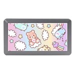 Usheen Carebears, Bears, Cat, Colorful, Cute, Pastel, Pattern Memory Card Reader (Mini)