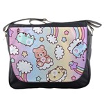 Usheen Carebears, Bears, Cat, Colorful, Cute, Pastel, Pattern Messenger Bag