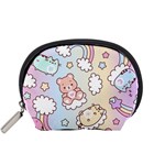 Usheen Carebears, Bears, Cat, Colorful, Cute, Pastel, Pattern Accessory Pouch (Small)