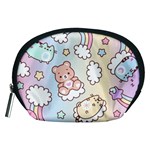 Usheen Carebears, Bears, Cat, Colorful, Cute, Pastel, Pattern Accessory Pouch (Medium)